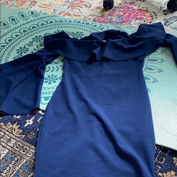 Flowy Sleeve Mini Dress - Picture 1 of 6